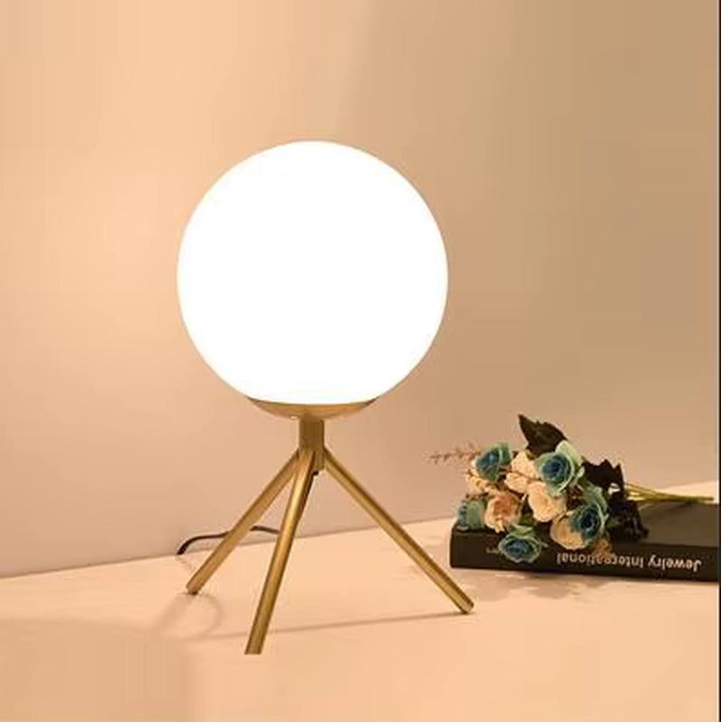 Nordic-Inspired Glass Ball Table Lamp