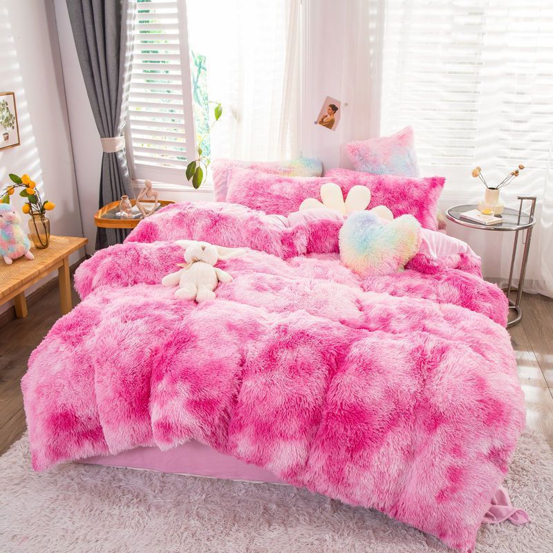 Double-Sided Fleece Bedding Set