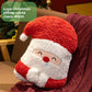 Christmas plush throw pillow