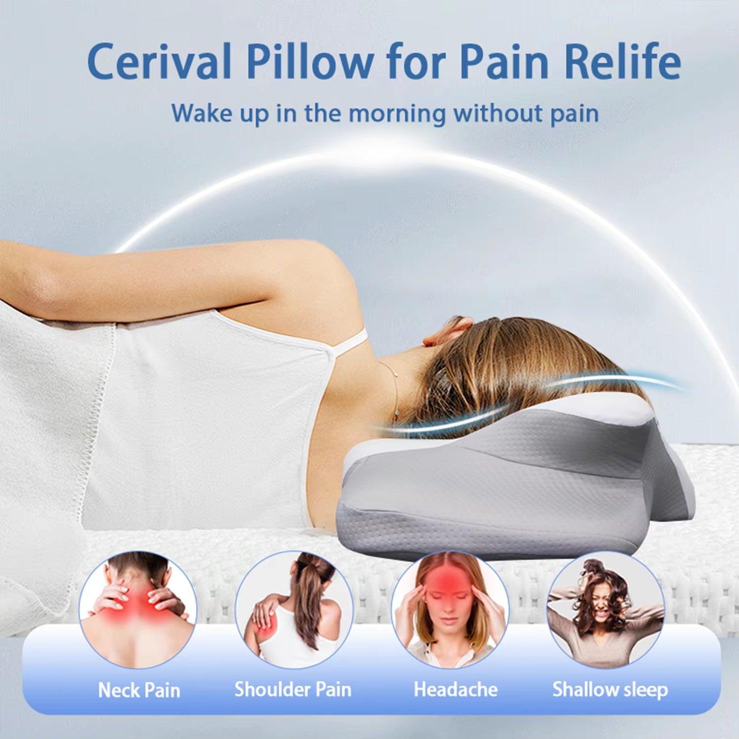Ergonomic Contour Memory Pillows