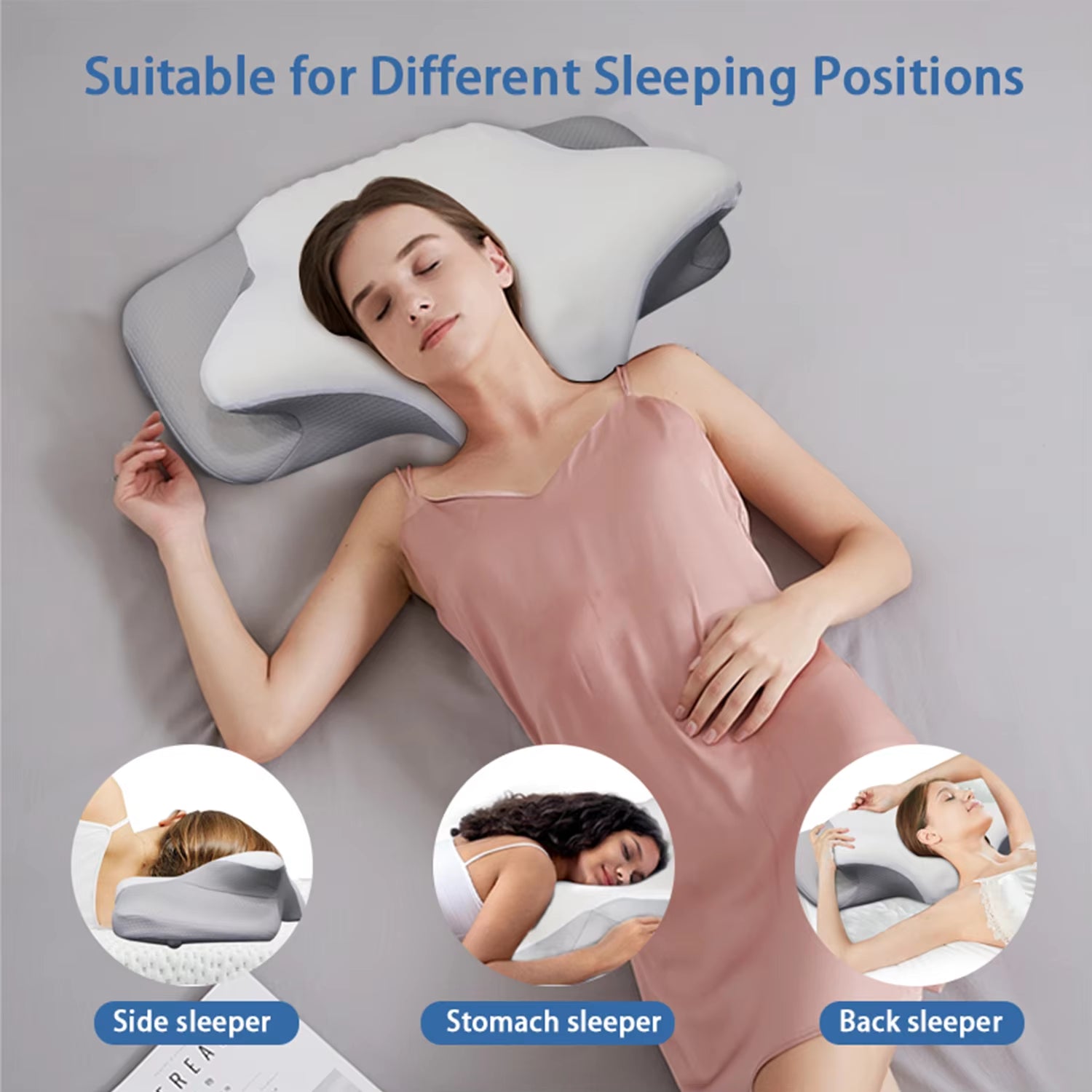 Ergonomic Contour Memory Pillows