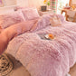 Thickened Mink Velvet Four-Piece Bedding Set