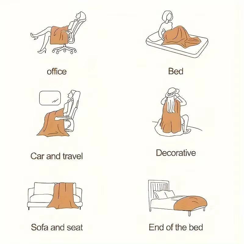 Premium Leopard Print Plush Blanket 