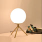 Nordic-Inspired Glass Ball Table Lamp