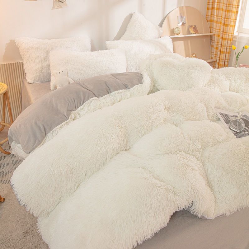 Double-Sided Fleece Bedding Set