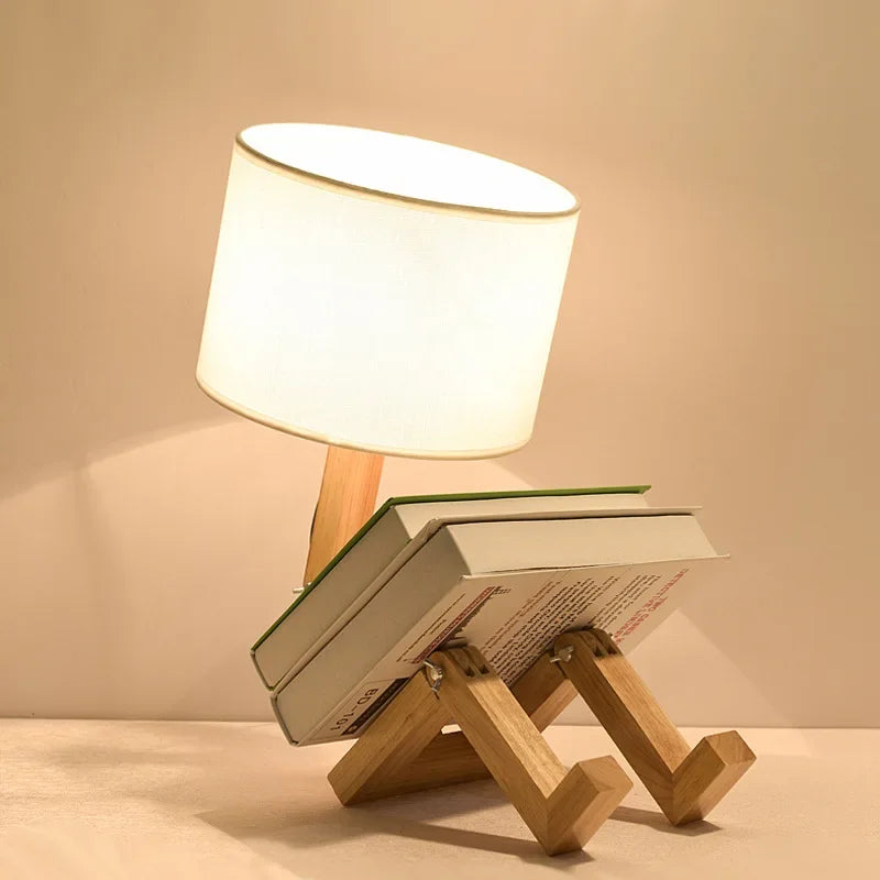 Versatile Adjustable Robot Shape Table Lamp
