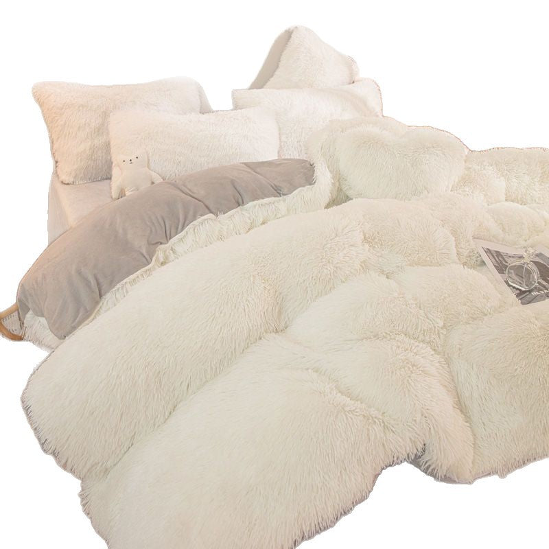 Double-Sided Fleece Bedding Set