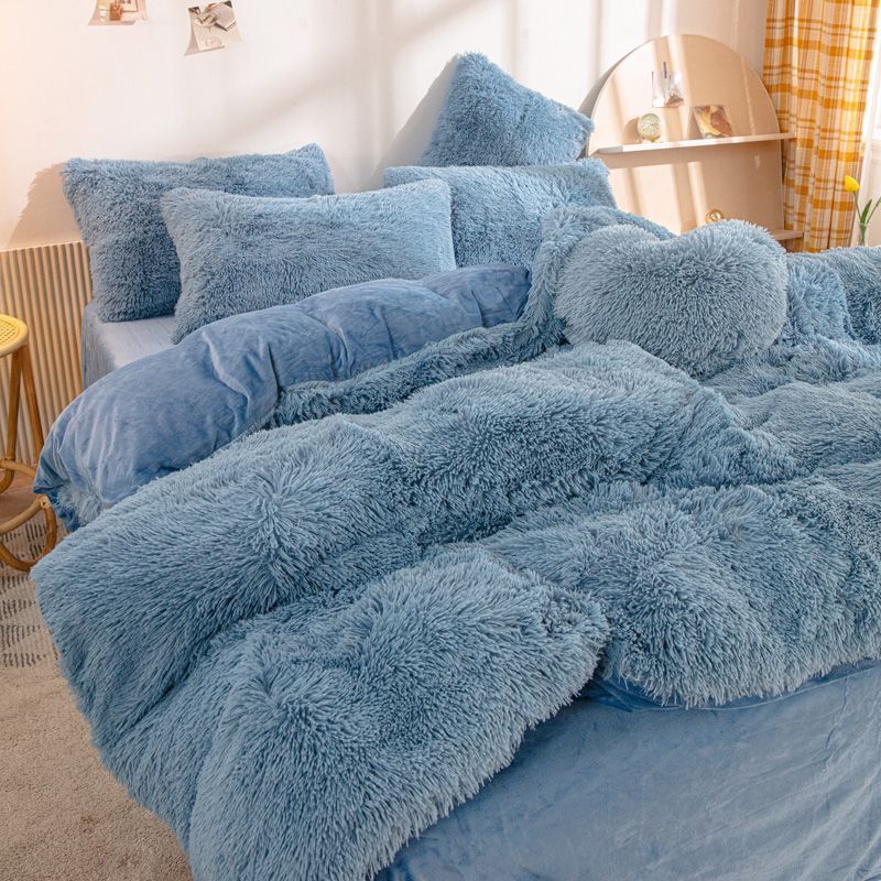 Double-Sided Fleece Bedding Set