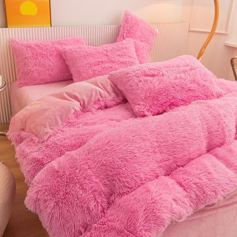 Double-Sided Fleece Bedding Set