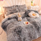 Thickened Mink Velvet Four-Piece Bedding Set