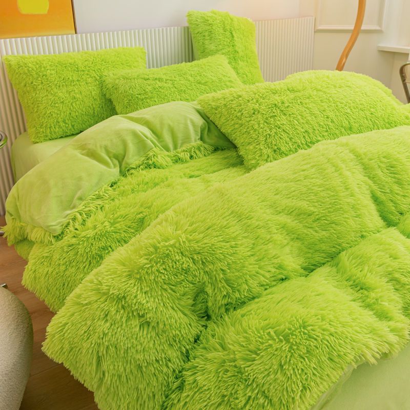 Double-Sided Fleece Bedding Set
