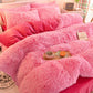 Thickened Mink Velvet Four-Piece Bedding Set