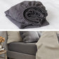 Washed Linen Fitted Sheet Mattress Protector