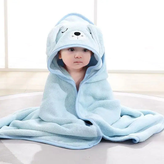 Toddler Bathrobe and Hooded Bath Towel