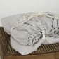 Washed Linen Fitted Sheet Mattress Protector