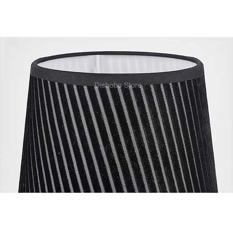 Black and White Coffee Table and Bedside Lamp