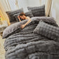Rabbit Fur Plush Thickened Milk Velvet Bedding Set