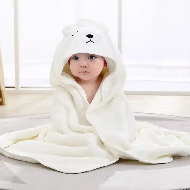 Toddler Bathrobe and Hooded Bath Towel
