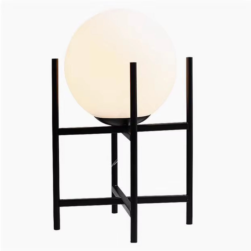 Nordic-Inspired Glass Ball Table Lamp