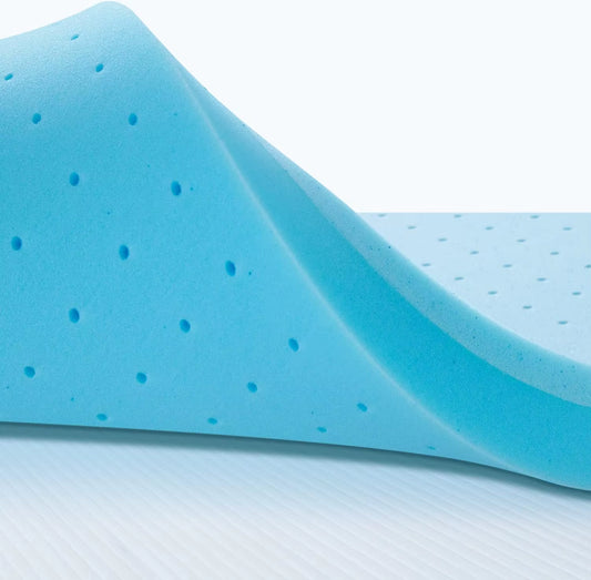 3-Inch King Size Cool Gel Memory Foam Mattress Topper