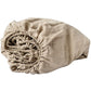 Washed Linen Fitted Sheet Mattress Protector